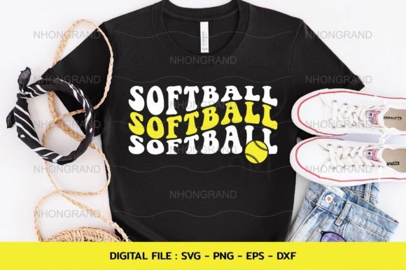 A Groovy Softball Design Perfect for Real-World Projects