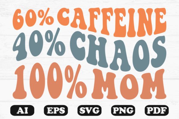 Evaluating Mom Lover Coffee Retro Wavy Svg for Embroidery Projects