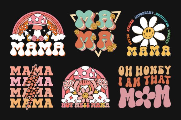 Mom Mama Mother's Day Retro Embroidery Design Review