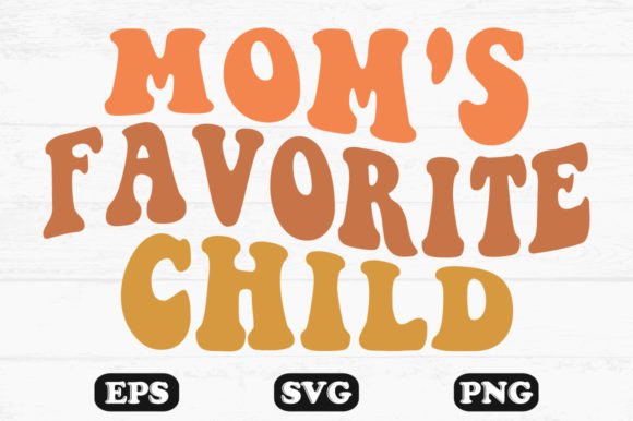 Mom’s Favorite Child Retro Wavy SVG Embroidery Review