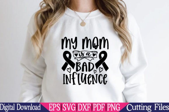 My Mom is a Bad Inflrence Embroidery Design Review
